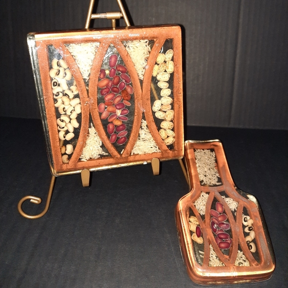 MCM Other - Vintage lucite trivet/spoonrest